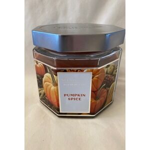 SCENTWORX by Slatkin Co Pumpkin Spice Scented Candle 14.5oz Hexagonal Jar
